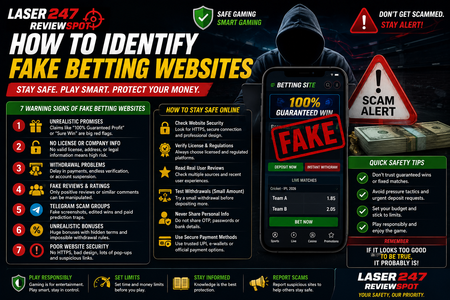 How to Identify Fake Betting Websites Safely in 2026
