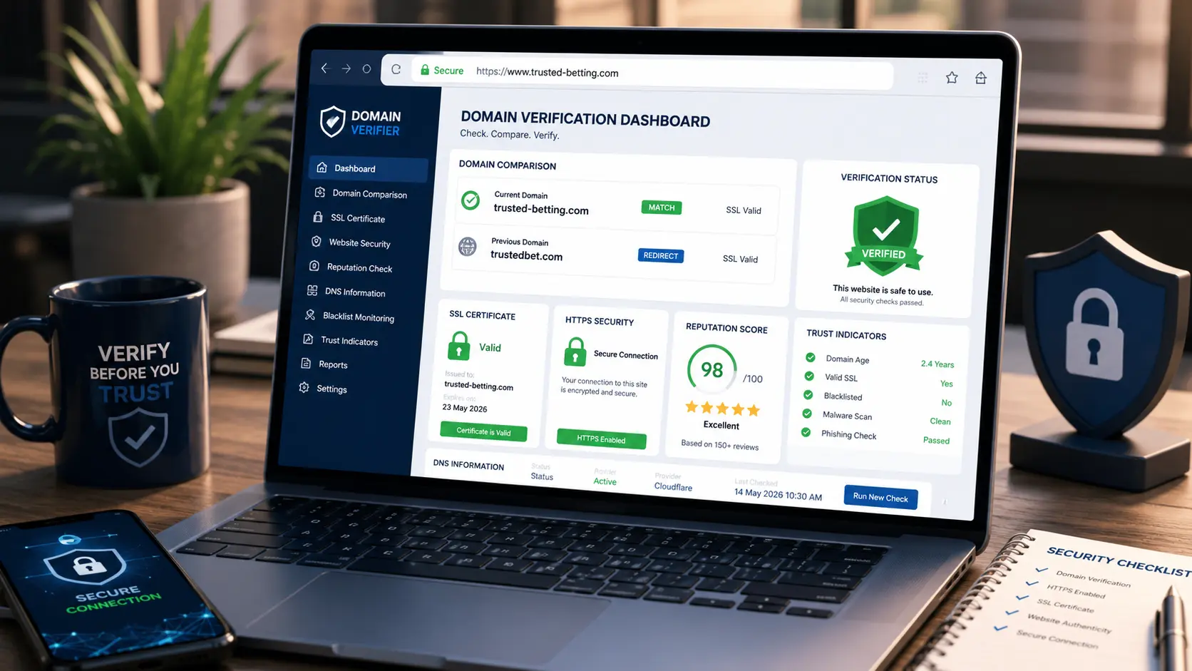 betting website domain change